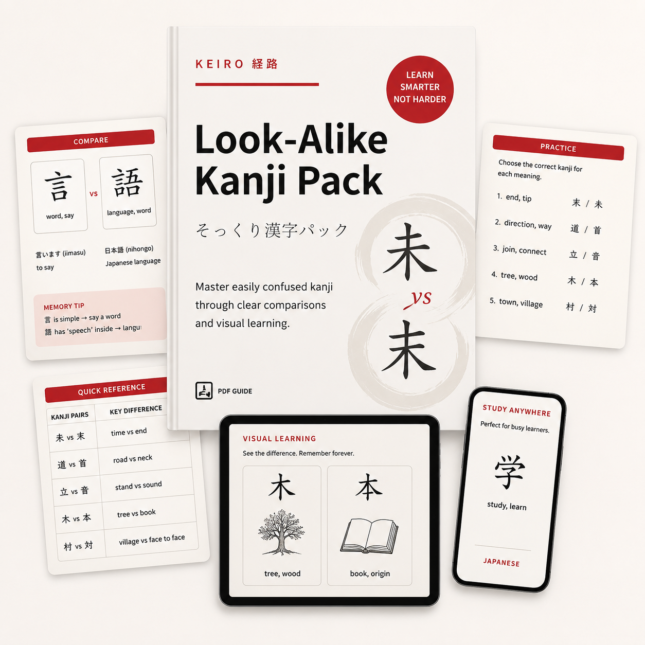 Look Alike Kanji Pack